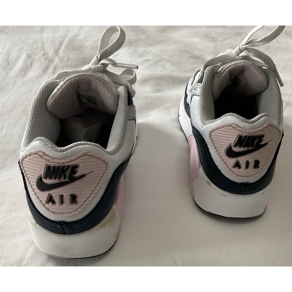 Nike Air Max 90 Shoes Youth Size 3.5Y HF6358-104 Leather Running Pink - Picture 4 of 15